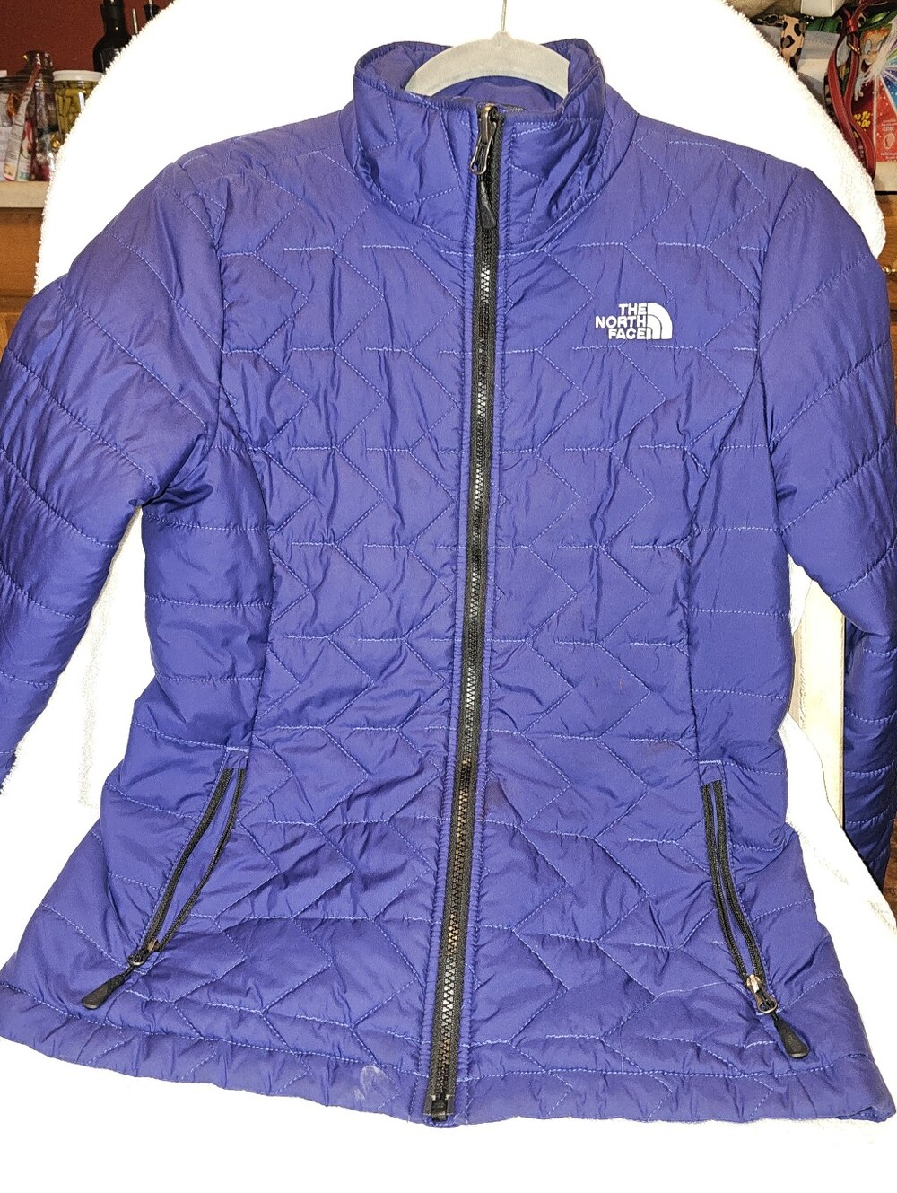The North Face Women’s Purple Quilted Puffer Jacket